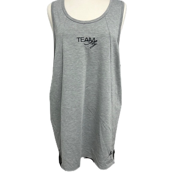 Air Jordan Shirt Dress Sz XL Mini Jumpman Logo Pre Game Outfit Tank Team Fly - Picture 1 of 9